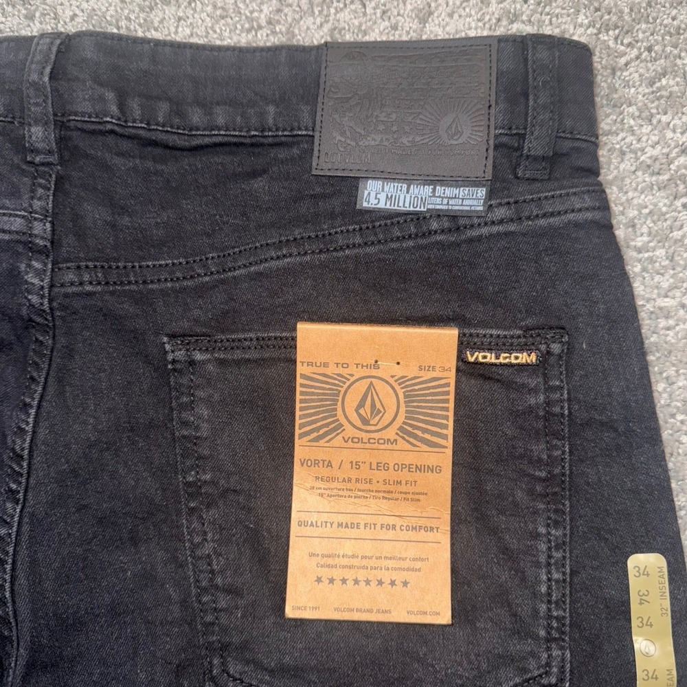 Volcom Men's Skinny Jeans - Black